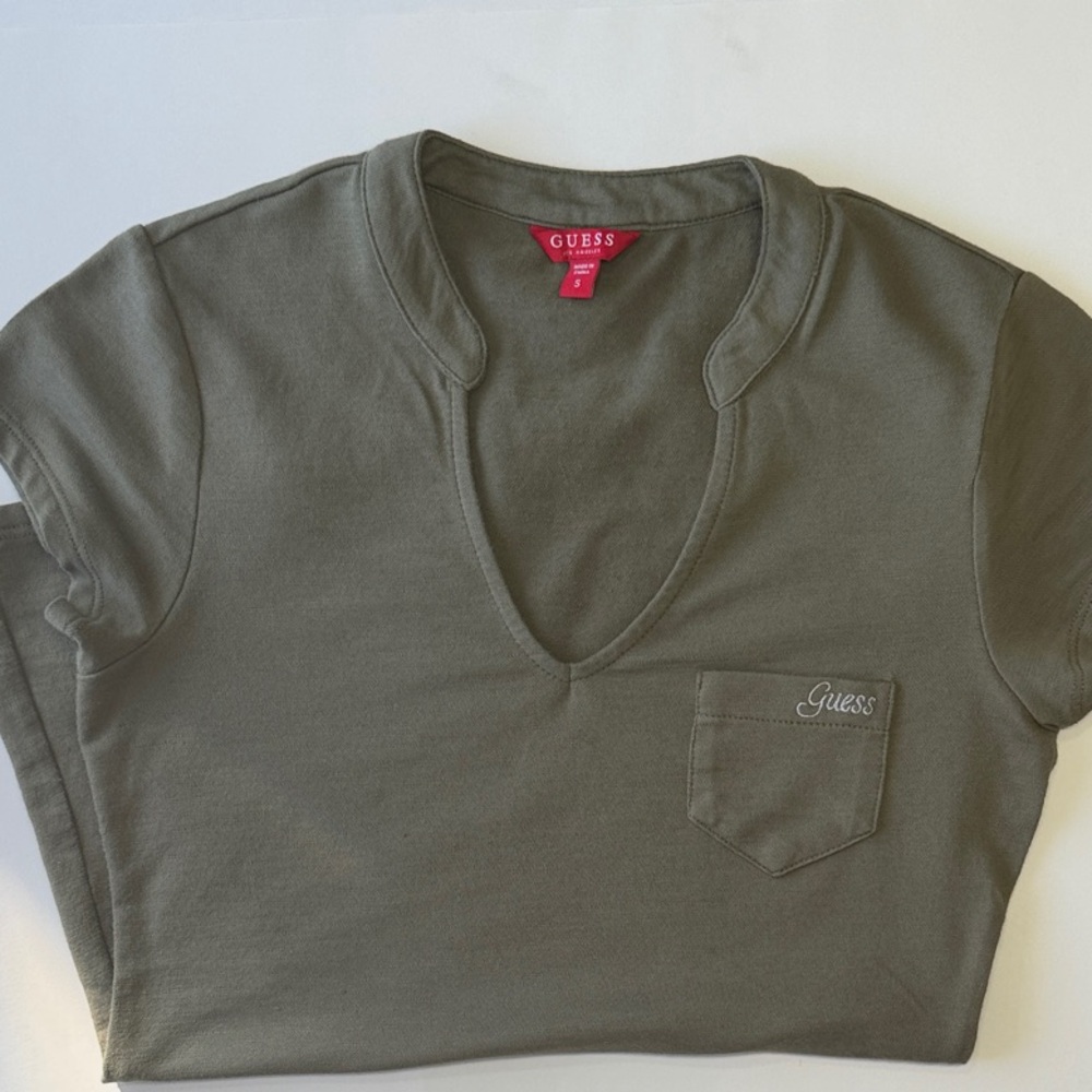 Guess Olive Green Tee